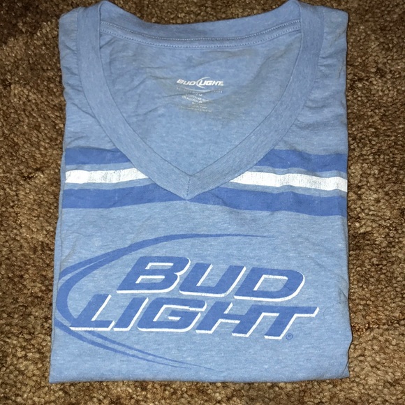 Budlight official merchandise V-neck heather blue - Picture 1 of 4
